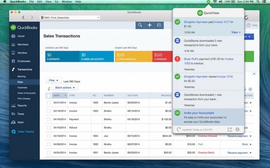 Quickbooks For Mac 2015 Review
